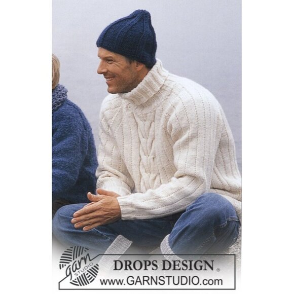 Men’s Chunky Wool Sailor Beanie Hand-Knit Rib Dock Worker Skully Cap Army Green - Picture 10 of 10